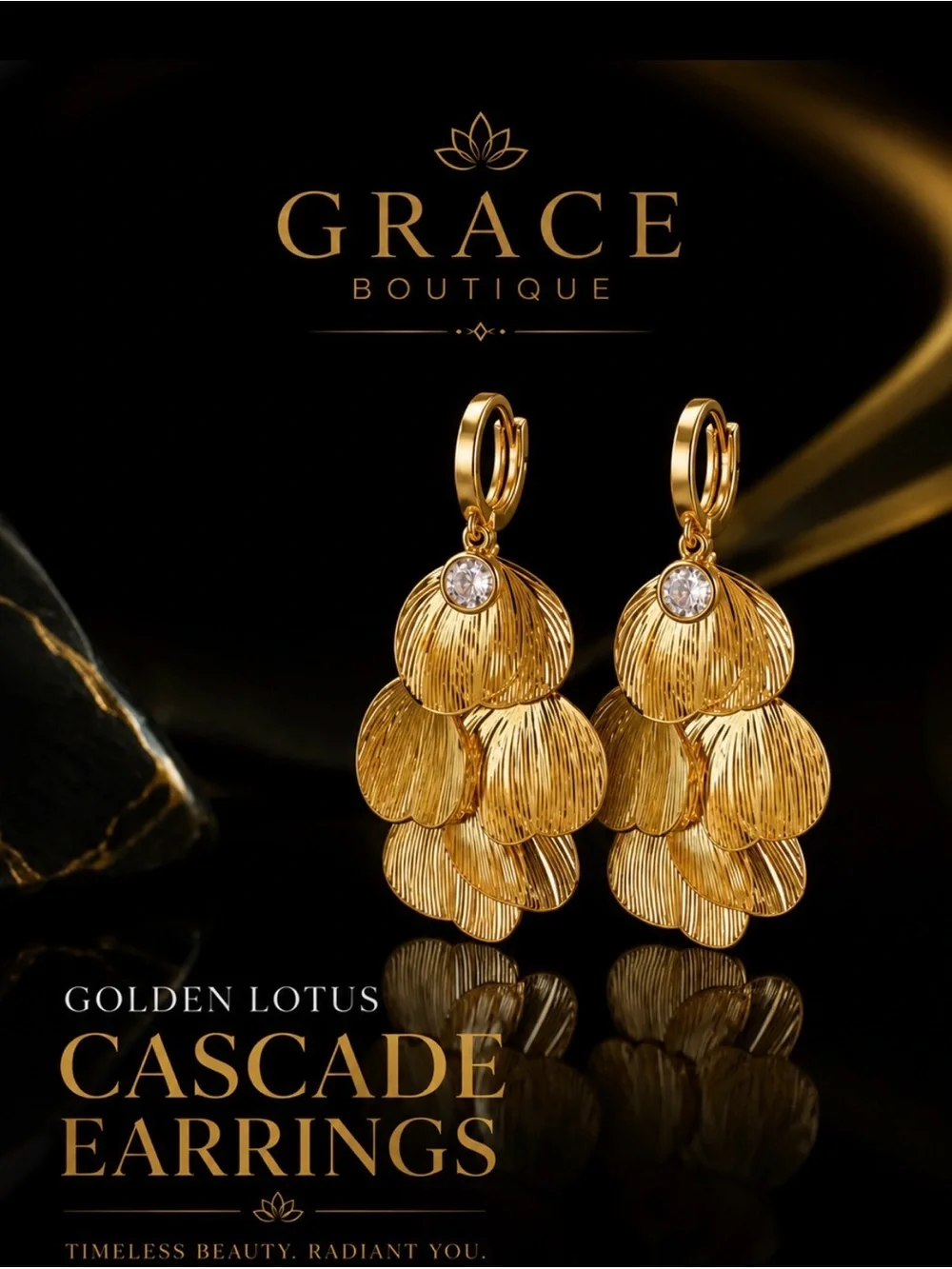 Gold and Multicolor 11-Pair Women’s Earring Bundle